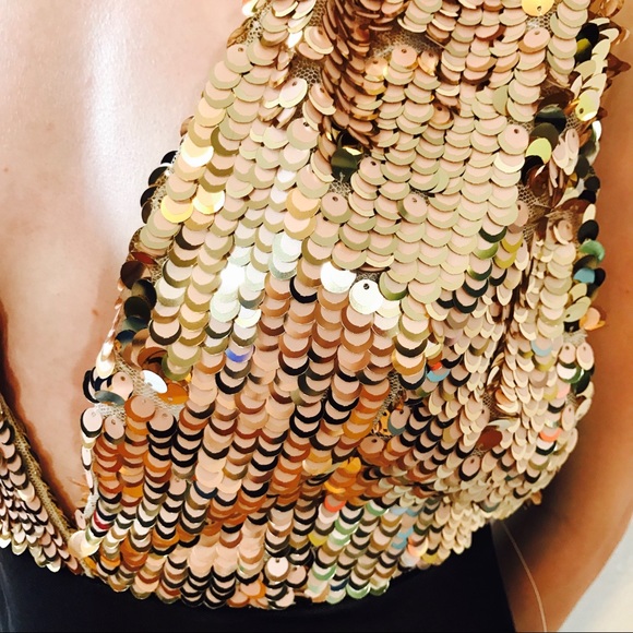 DO & BE SEQUIN PALLET BODYSUIT MESH #A34 - Picture 6 of 8