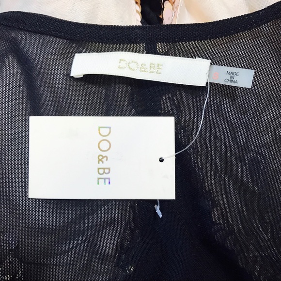 DO & BE SEQUIN PALLET BODYSUIT MESH #A34 - Picture 7 of 8