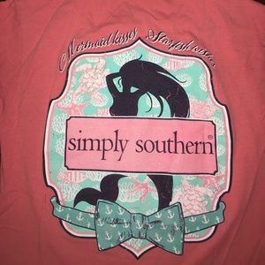 simply southern mermaid tee