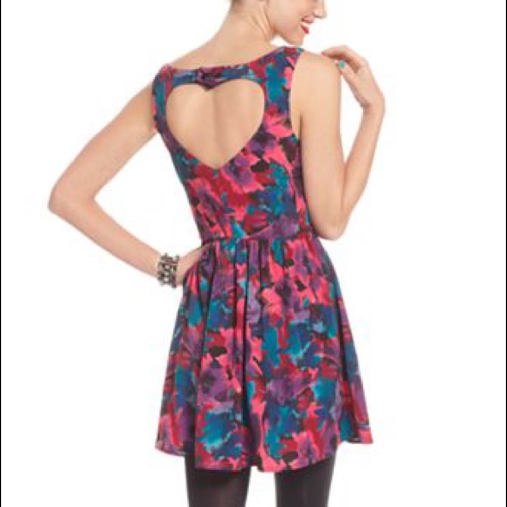 Floral skater style dress