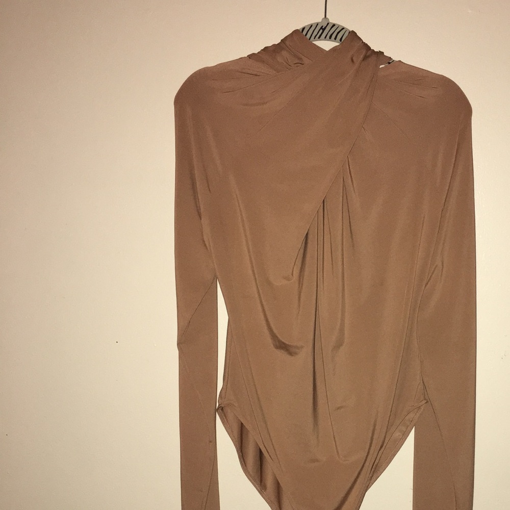 H&M Nude Turtleneck Bodysuit