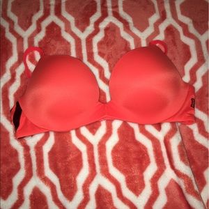 Orange VS Pink Push-Up Bra