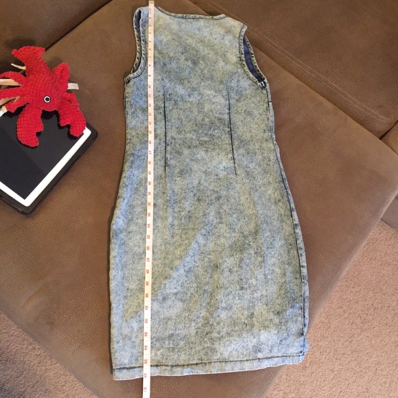 4 for $30💙ICY FASHION💙 Stone-washed Denim Dress - Picture 3 of 7