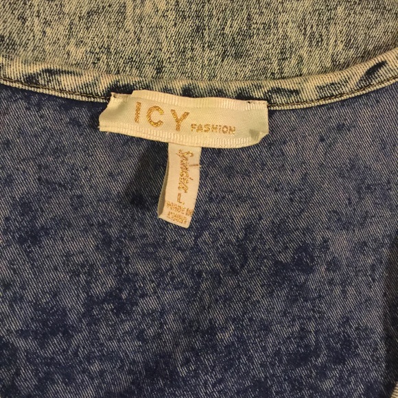 4 for $30💙ICY FASHION💙 Stone-washed Denim Dress - Picture 5 of 7