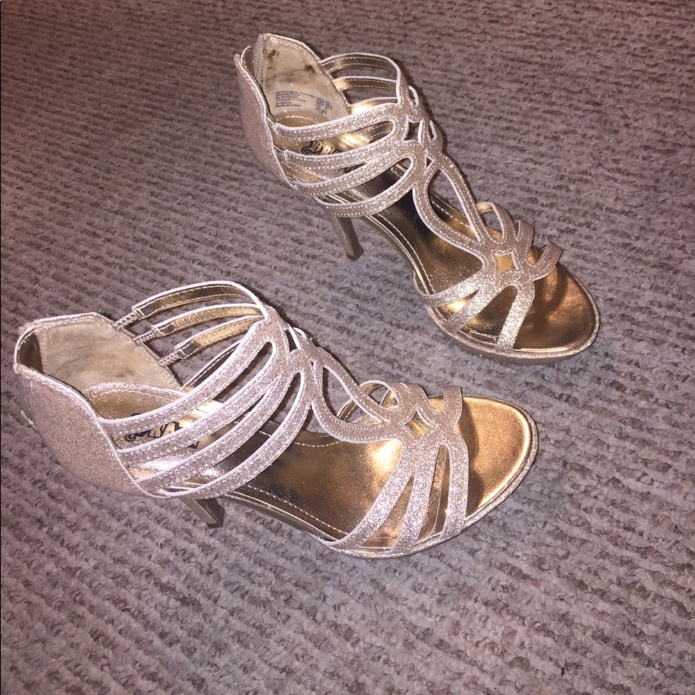 Gold heels!