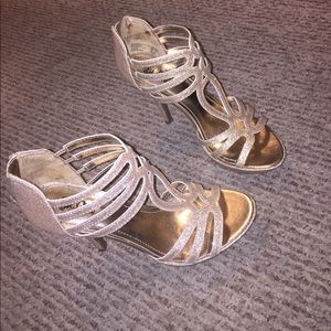 Gold heels!