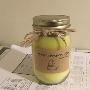 16 oz soy candle lemon grass scent