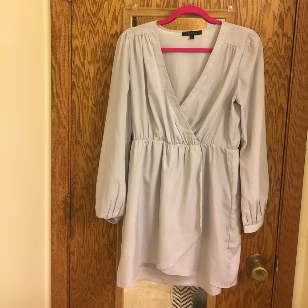 Flirty grey dress from PRIMP Boutique