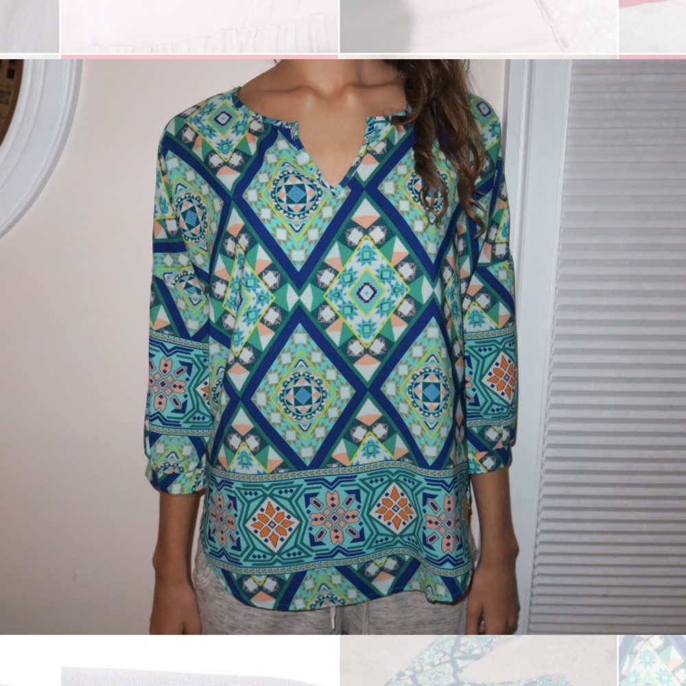 Patterned blouse