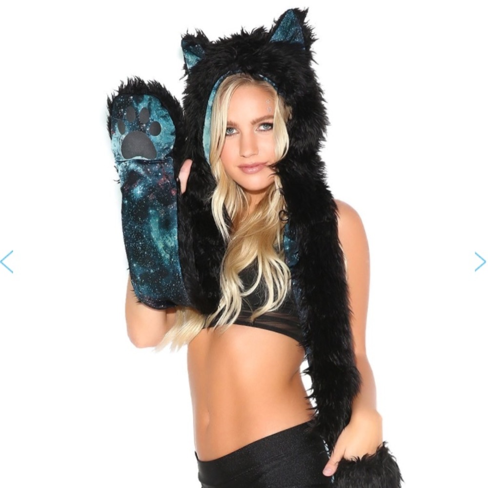 🔥Electric Galaxy Panther Hood🔥