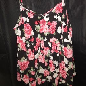 Torrid Floral Tank Blouse