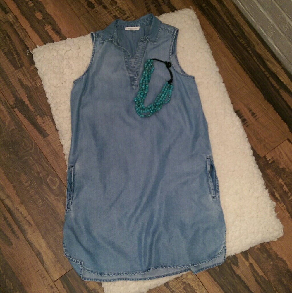 BeachLunchLouge Collection denim dress/ long shirt