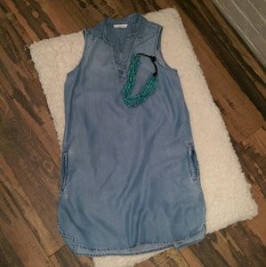 BeachLunchLouge Collection denim dress/ long shirt