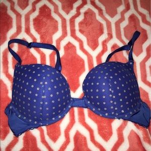 Blue VS Pink Push-Up Bra