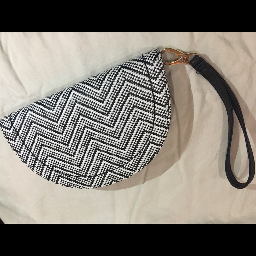 *Sold* Half Moon Wallet Clutch