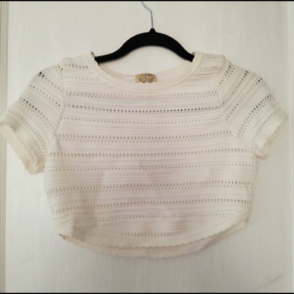 Torn by Ronny Kobo crop top