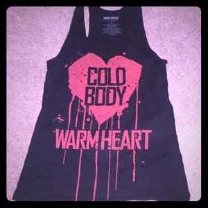 Warm Bodies- Cold Body Warm Heart Tank Top