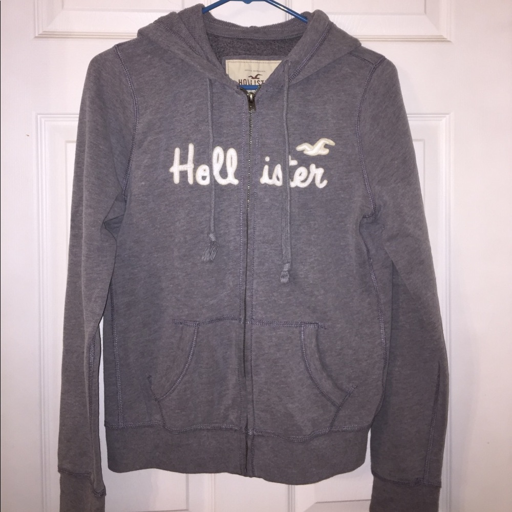 Hollister full zip hoodie