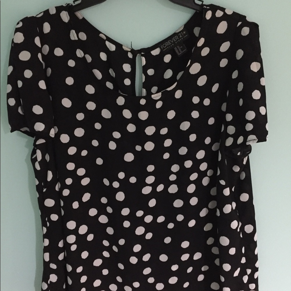 Polka dot blouse