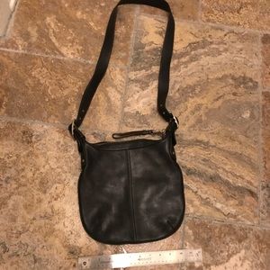 Coach leather bag. Black. Shoulder or cross body