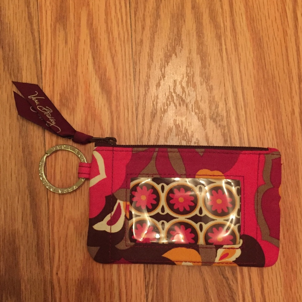 Vera Bradley Carnaby Zip ID Case with Lanyard
