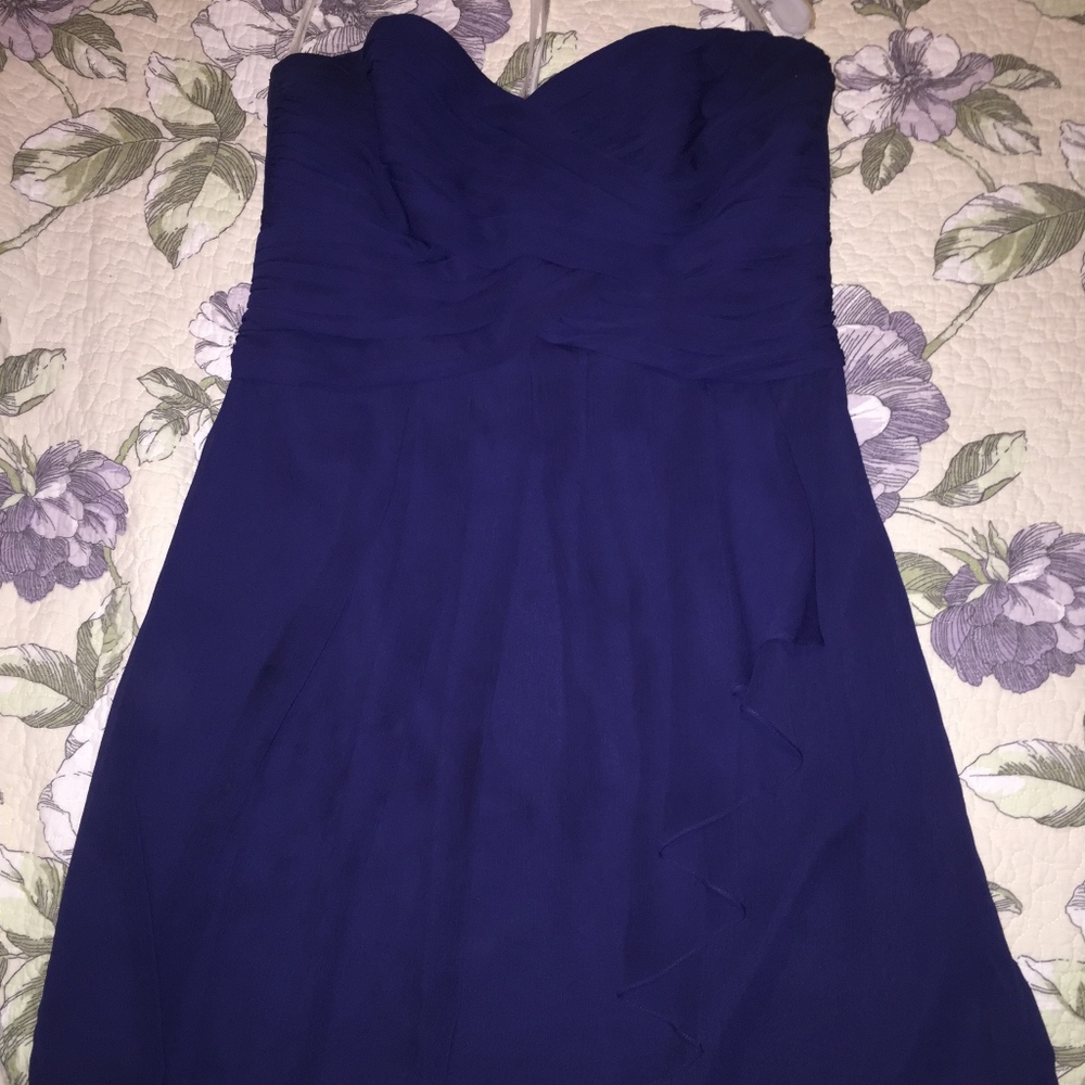 Navy Blue Bridesmaid Dress