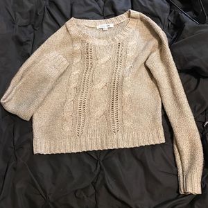 Tan sweater