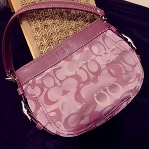 Coach Lavender Hobo - Small