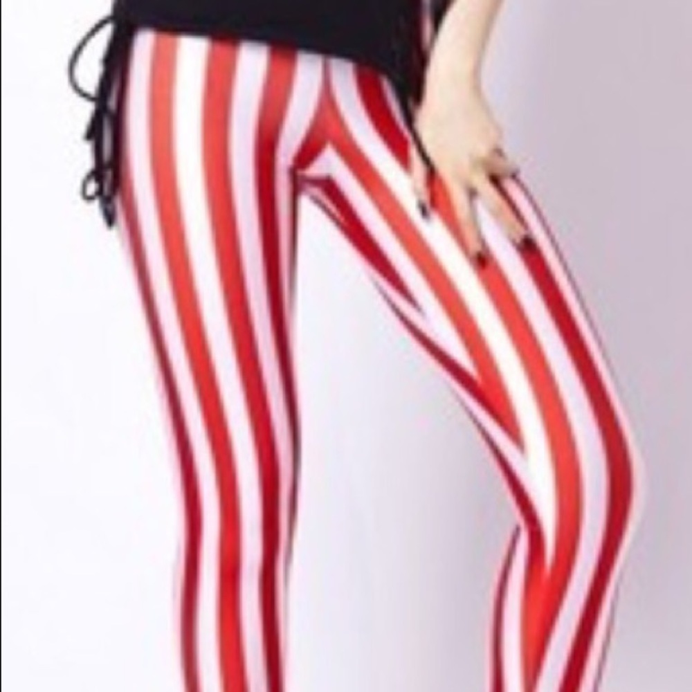 Black Milk Original Candy Cane Leggings