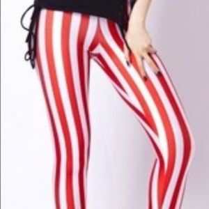 Black Milk Original Candy Cane Leggings