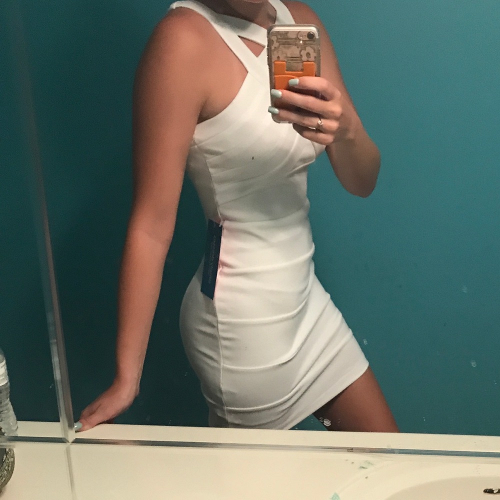 White homecoming/formal dress