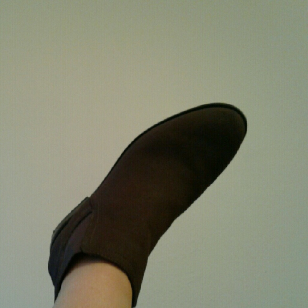 Faux-Suede Chelsea Boots