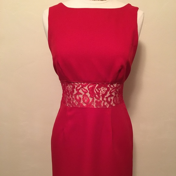 ❤️HP❤️NEW Red Lace MINI Prom/EveningDress - Picture 2 of 8