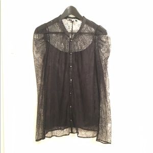 NWOT Charlotte Ronson Lace Blouse