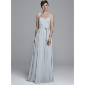 Amsale Dove Jaycie Flat Chiffon Dress