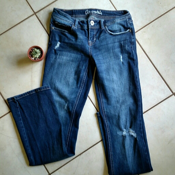 Aeropostale Chelsea Bootcut Jeans Size 0 - Picture 2 of 6