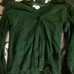 Green Cardigan