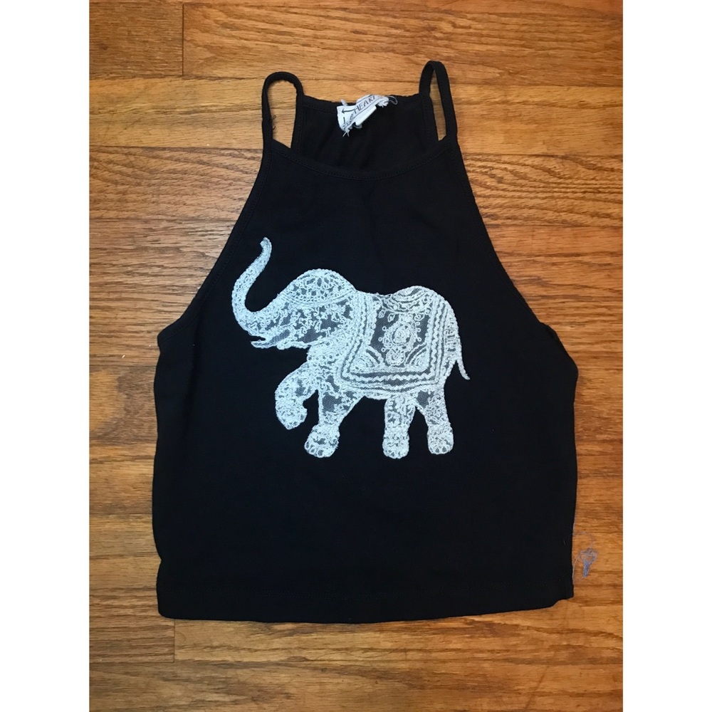 Elephant crop top