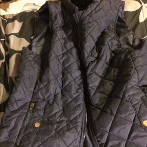 Blue Puffy Vest