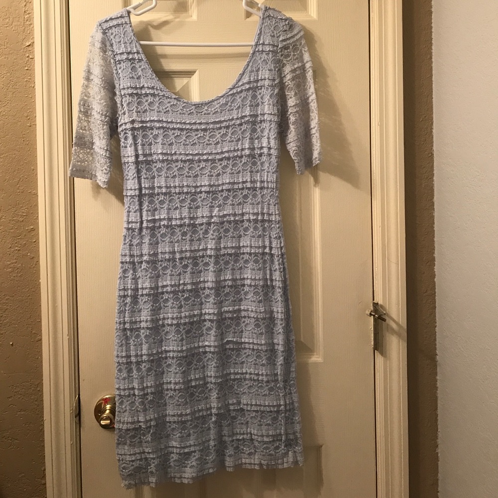 Beautiful Light Blue H&M Lace Dress