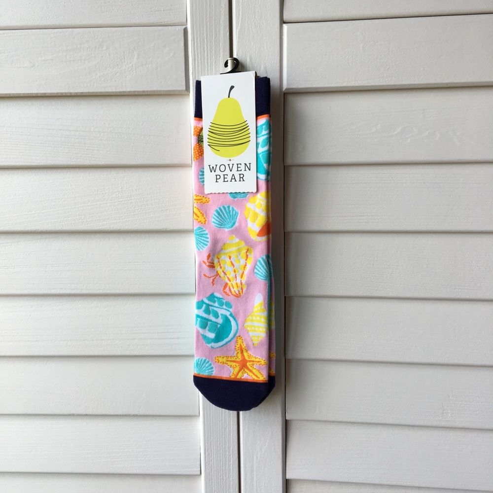 New woven pear socks