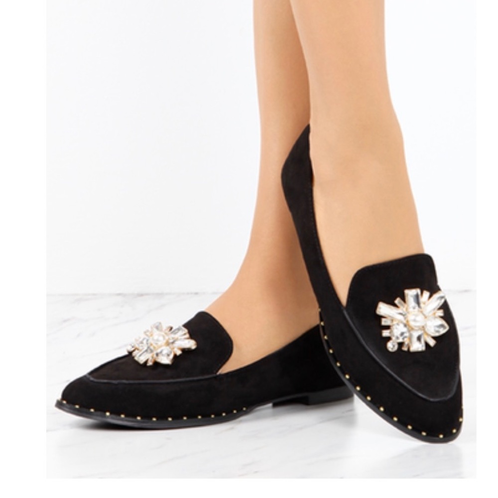 HOST PICK Ladies embellished loafer Ballet - Picture 4 of 7