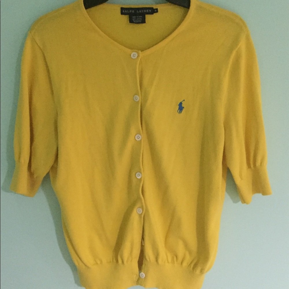 1/3 sleeve button down cardigan