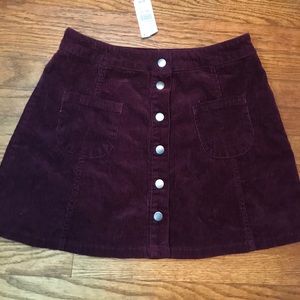 Brandy Melville corduroy skirt
