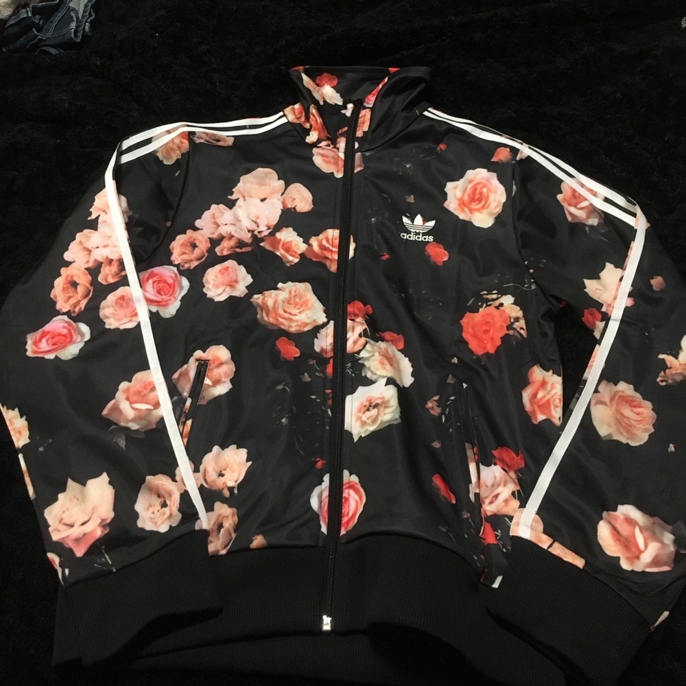 Asides floral bomber jacket
