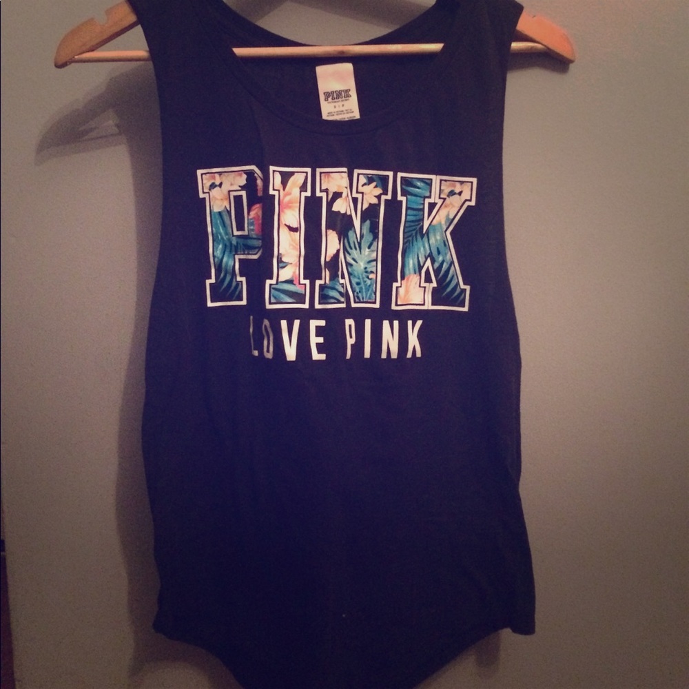 Black tank top