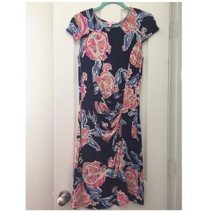 Lilly Pulitzer Kyra Dress - Bright Navy Pom Poms