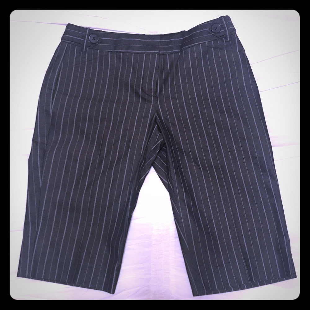 Express Editor Capri Striped Pants 👖