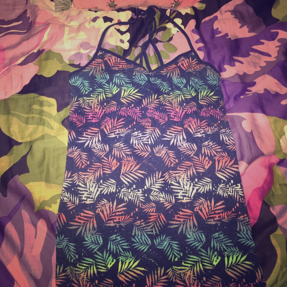 Aeropostale V-Neck Cami- Multicolored