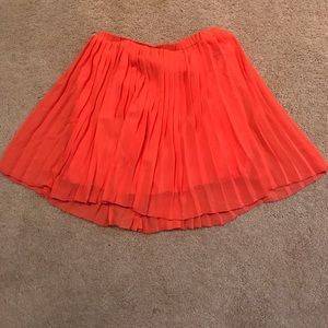 Orange skirt